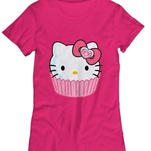Y2K Hello Kitty Cupcake shirt